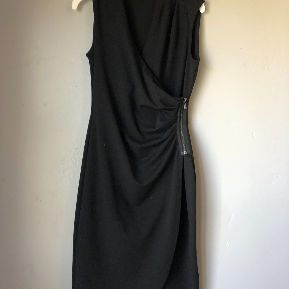 Kenneth Cole Black zipper dress